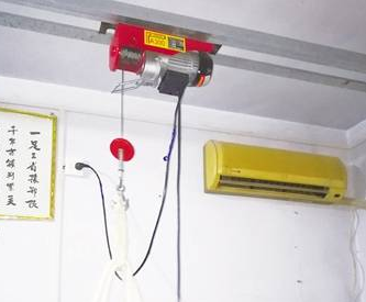 220V民用電動葫蘆能吊病人,但是隱患大